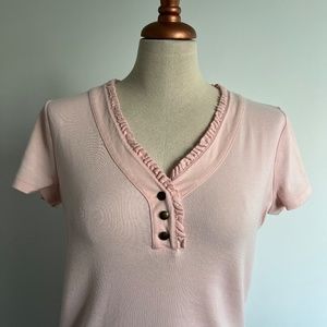 Lauren Ralph Lauren - Pink Short Sleeve Shirt
